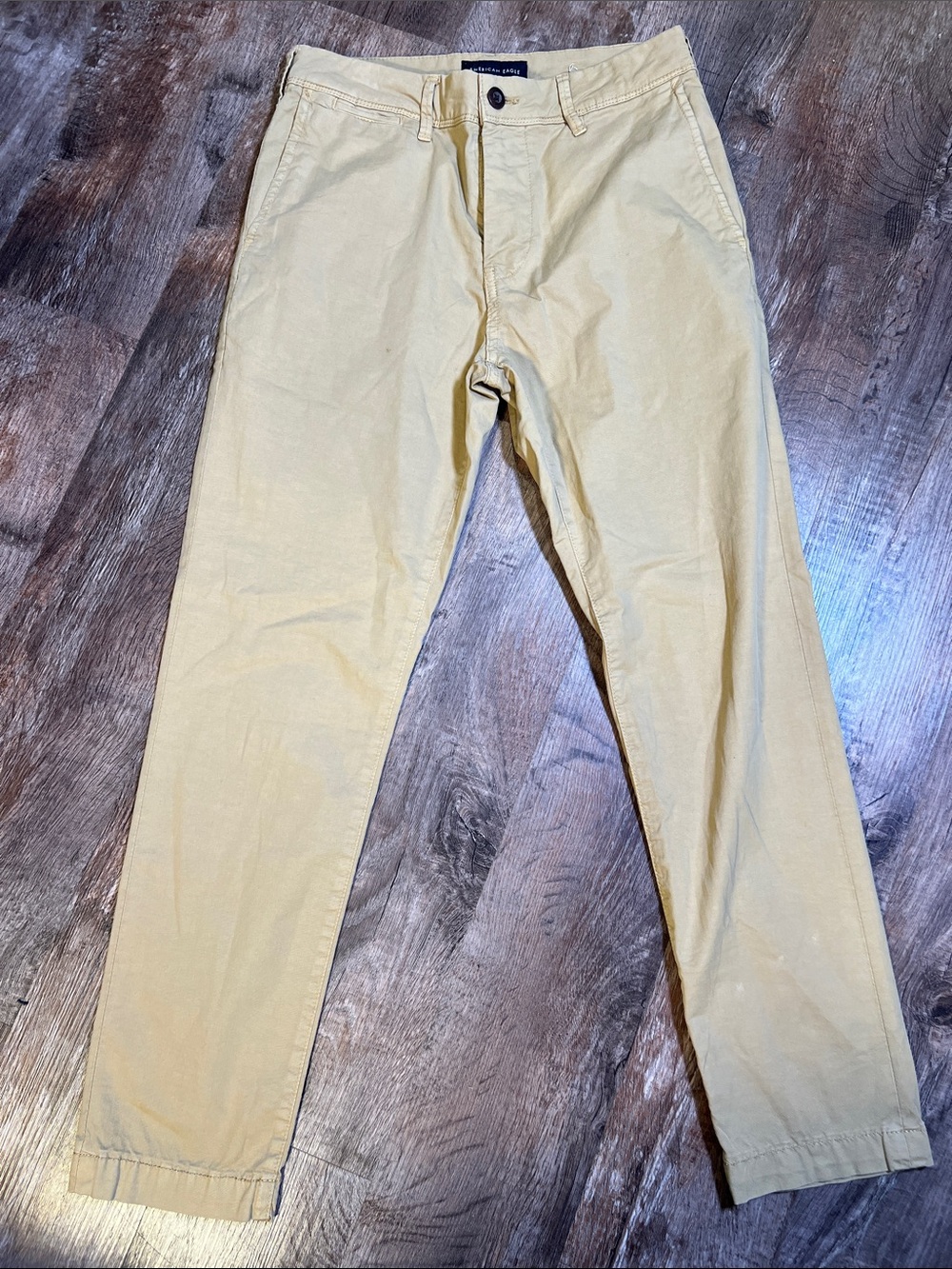 American Eagle Outfitters Light Yellow Chino Pants